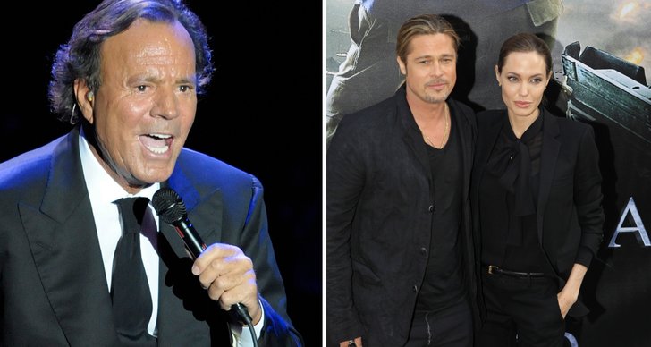 Brad Pitt, Frankrike, Angelina Jolie, Julio Iglesias